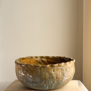 golden pasta bowl